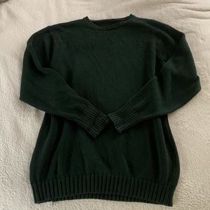Brandy melville dark green oversized knitted sweater